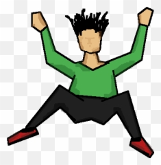 Pixilart - falling man by hilllouise Person Falling Png Cartoon