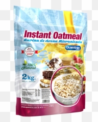 Instant Oatmeal Natural U2013 2kg - Instant Oatmeal Quamtrax Png,100% Natural Png
