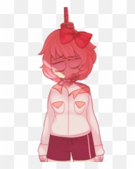 Sayori Hanging - Sayo Nara Ddlc Meme Png,Sayori Hanging Png