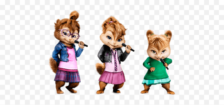 Alvin And The Chipmunks Singing - Chipettes Alvin And The Chipmunks Png,Alvin Png