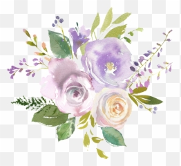 Watercolor Flowers Png Transparent - Background Free