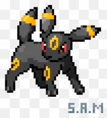 Pixilart - Umbreon Sprite By Iamw3ird Pokemon Fire Red Umbreon Png,Umbreon Png