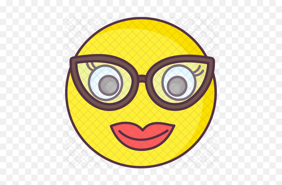 Nerd Emoji Icon Of Colored - Happy Png,Nerd Emoji Png