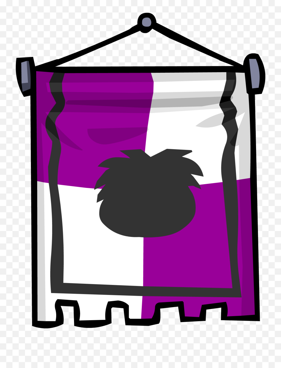 Club Penguin Rewritten Wiki - Portable Network Graphics Png,Purple Banner Png
