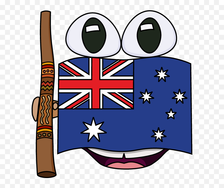 Australian Flag Drawing - Flag Drawings Of Australia Png,Australia Flag Png