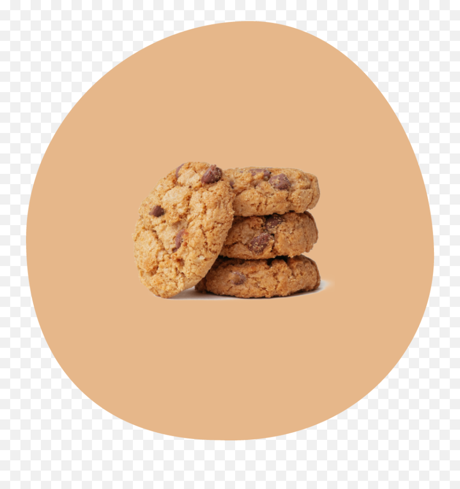 Crunchy Chocolate Chip Cookies - Peanut Butter Cookie Png,Chocolate Chip Cookie Png