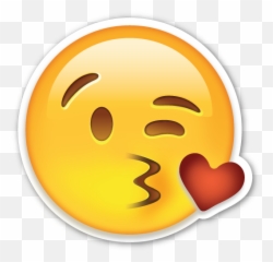 Emoji Beso Png - Winking Face Emoji Png,Beso Png