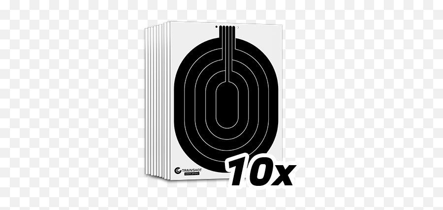 Precision Target 10 Pcs Package - Vertical Png,Target Logo White