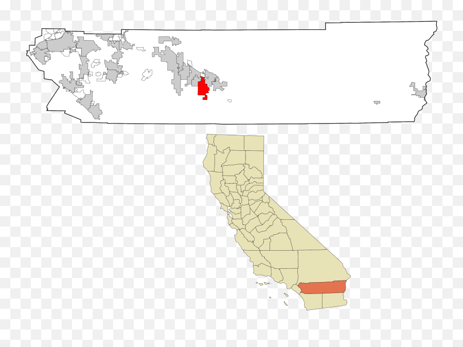 Fileriverside County California Incorporated And - Rubidoux California On Map Png,La Quinta Logo
