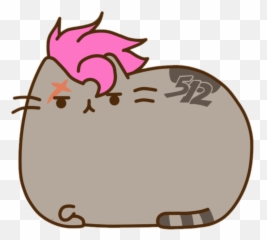 Crazypusheen Sticker - Pusshen Squirrel Eating Nutella Png,Zarya Transparent