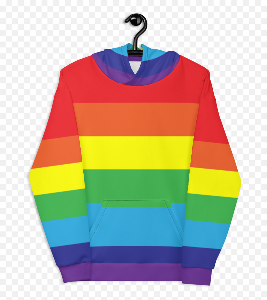 Rainbow Flag Hoodie - Hoodie Png,Rainbow Flag Transparent