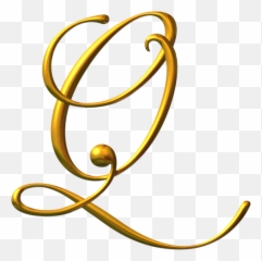Letter Q Png Image - Gold Letter Q Png,Q Png