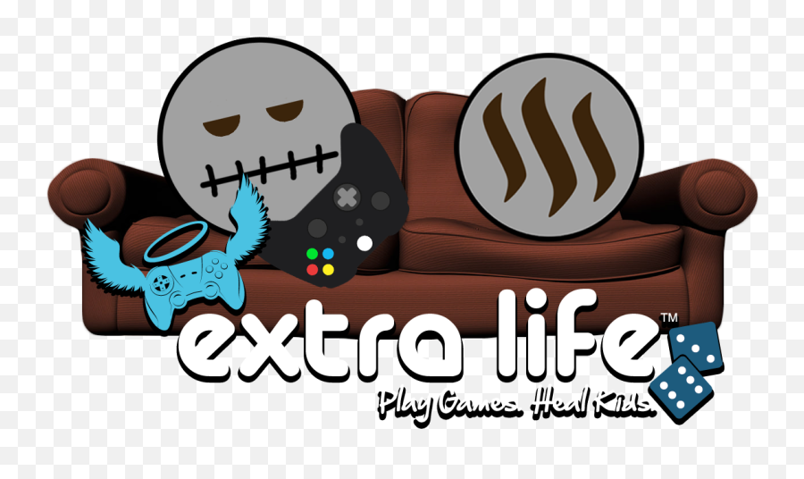 Silent Joe Plays Games - Furniture Style Png,Extra Life Logo