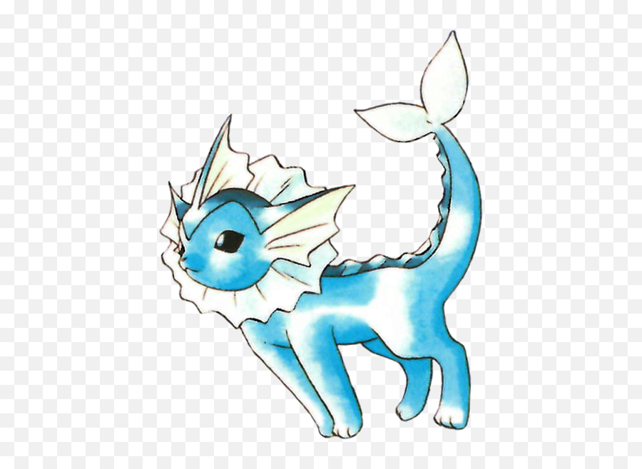 Vaporeon Ken Sugimori Png Transparent