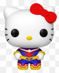 Hello Kitty All Might - My Hero Academia X Funko Pop png