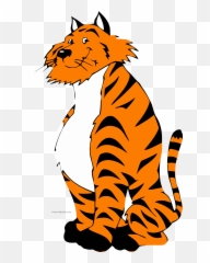 Lion Cartoon Smile Clipart Png Image - Smiling Tiger