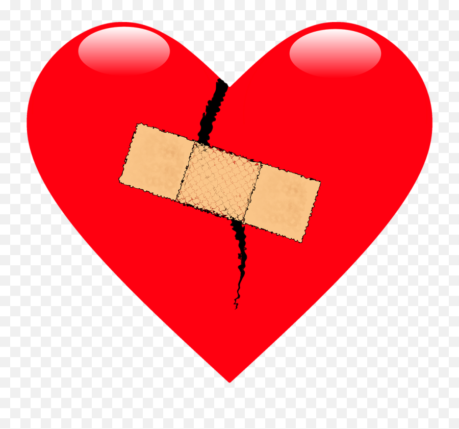 Heart Pain Broken - Free Image On Pixabay Stitched Up Heart Clipart Png,Transparent Broken Heart
