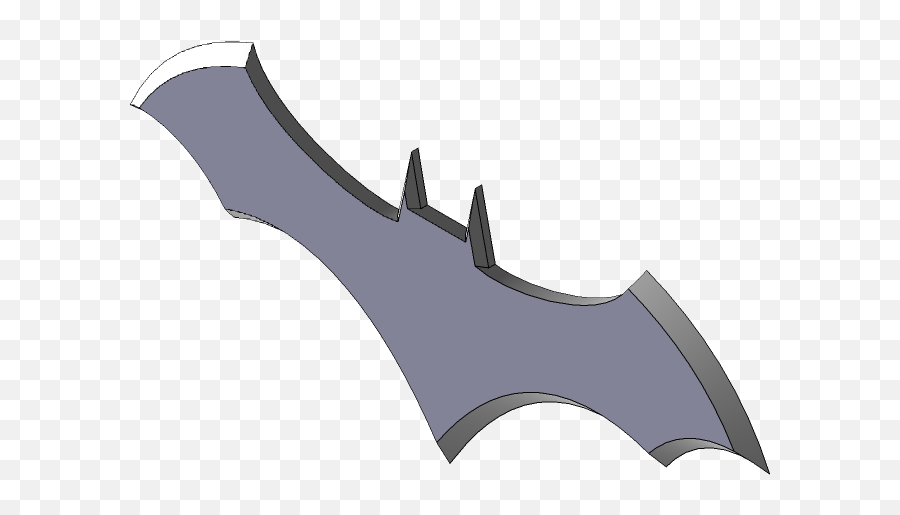 Dark Knight Logo 3d Cad Model Library Grabcad - Other Small Weapons Png,Dark Knight Logo Png