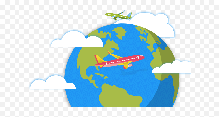 Around The World Aviation Benefits Beyond Borders - Clip Art Png,Around The World Png