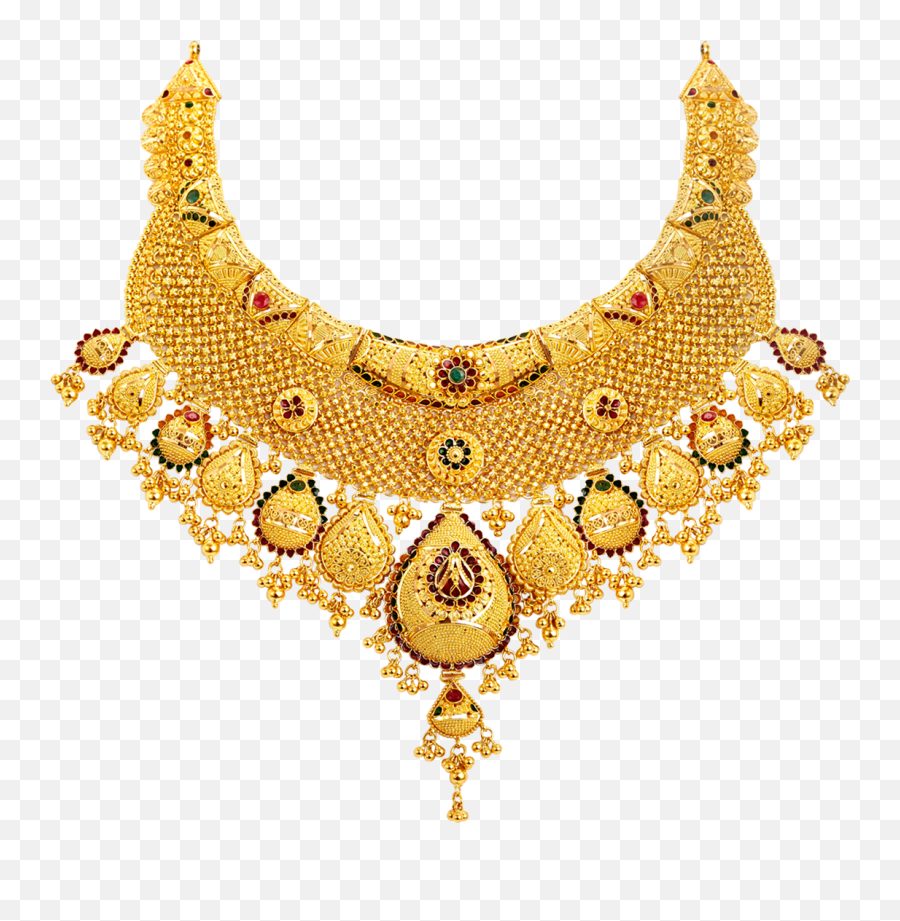 Download Gold Necklace Png Transparent - Gold Necklace Design Png,Gold Necklace Png