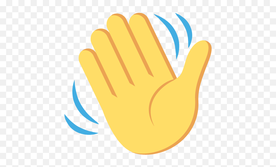 Bye Icon - Waving Emoji Black Background Png,Bye Png