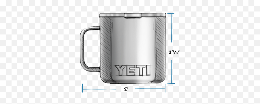 Yeti 14 Oz Rambler Mug W Magslider Lid - Engraved Serveware Png,Footjoy Icon White Pebble