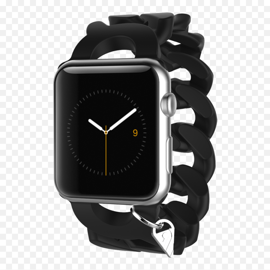 Bands For Gold Apple Watch Sport - Black Chain Apple Watch Band Png,Hex Icon Watch Band