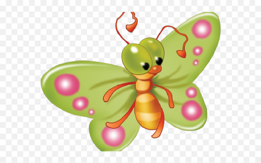 Baby Butterfly Cartoon Clip Art Picturesall Are - Transparent Background Butterfly Clip Art Cute Png,Butterfly Transparent