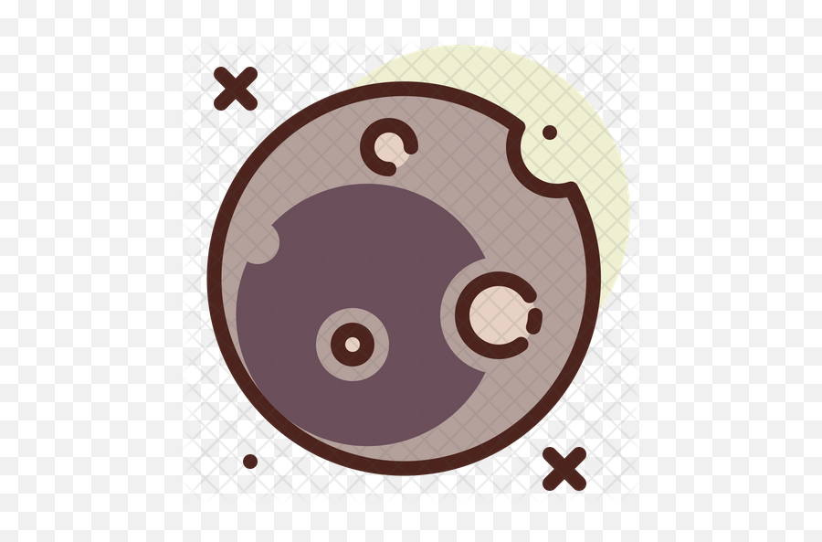 Full Moon Icon Of Colored Outline Style - Maggie Daley Park Png,Full Moon Icon