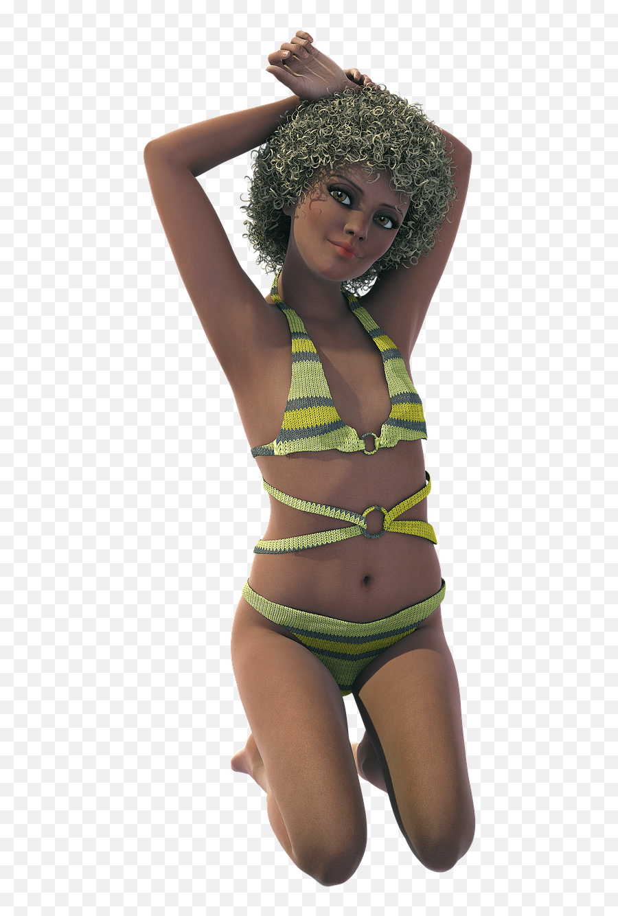 Girl3drenderpngtransparent Background - Free Image From Girl Png,Bikini Model Png