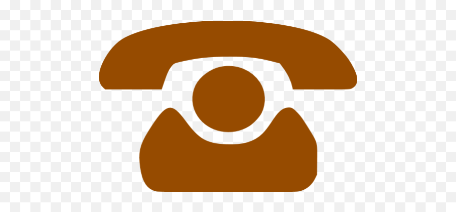 Brown Phone 51 Icon - Free Brown Phone Icons Orange Call Icon Png,Icon For Phone