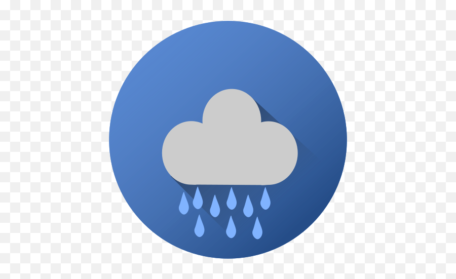 Cloud2 Cloud Weather Blue Free Icon - Iconiconscom Circle Png,Weather Map Icon