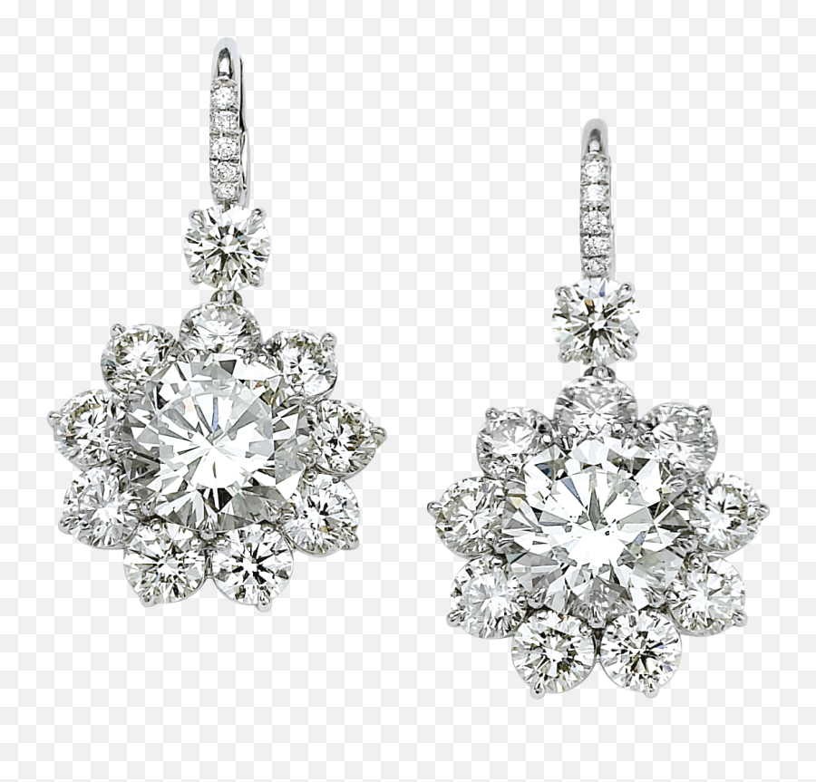 Diamond Earrings Png Image Transparent