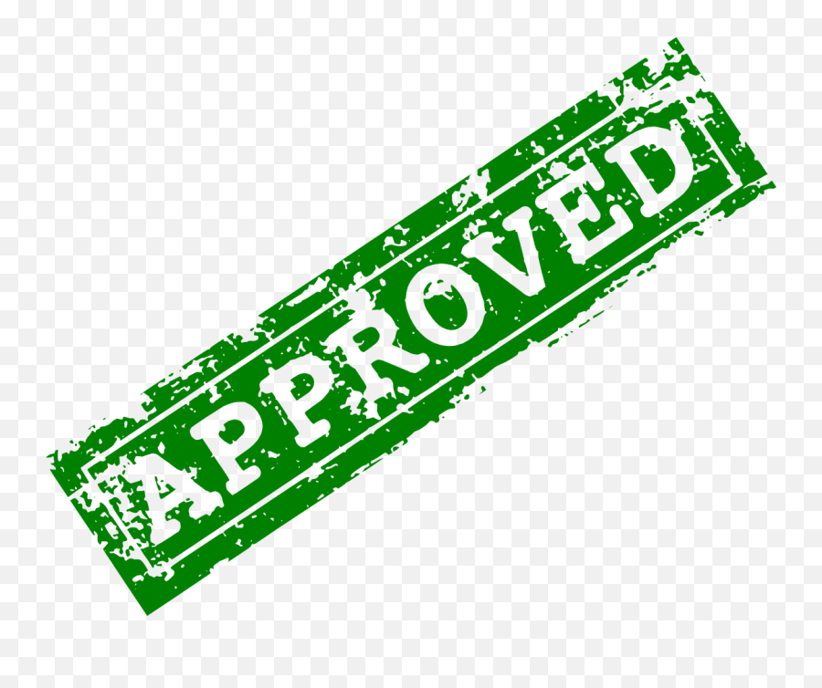 5 Red Green Approved Stamp - Stamp Of Approval Transparent Png,Green Transparent Background