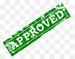 5 Red Green Approved Stamp - Stamp Of Approval Transparent Png,Green Transparent Background