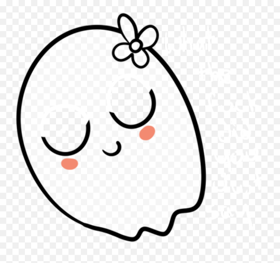 Download Transparent Ghost Kawaii - Cute Ghost Transparent Background Png,Ghost Transparent Background