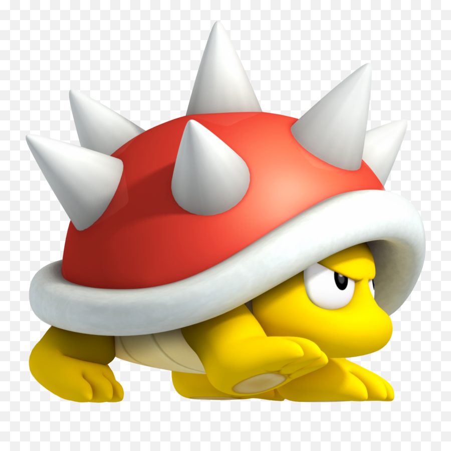 Mario Clipart Turtle Shell - Enemy Super Mario Png Spiny Mario,Mario Png