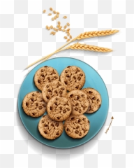 Innovative Biscuits Png Plate Of Cookies