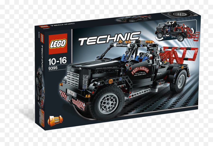 9395 Pick - Up Tow Truck Brickipedia Fandom Lego 9395 Png,Tow Truck Png