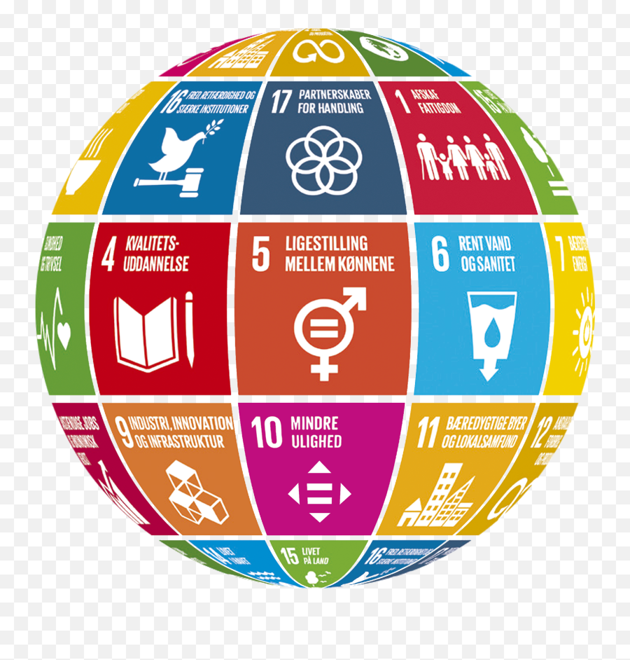 Kommunikationsmateriale Verdensmålene - For Bæredygtig Global Goals Png,Fn Logo