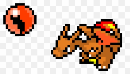 Download Mega Charizard - Pokemon Pixel Art Charizard Full Pokemon Pixel Art Charizard Png,Charizard Png