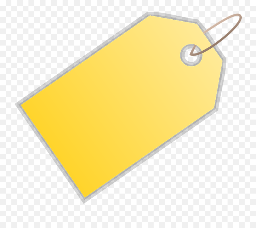 Tag Label Yellow Price - Yellow Price Tags Png,Price Tag Png