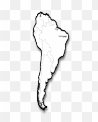 South America Drymaps - Labeled South America Physical Map Png,South America Png