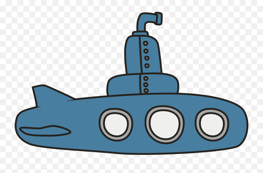 Simple Submarine Transparent Clipart - Transparent Background Submarine Clipart Png,Submarine Png