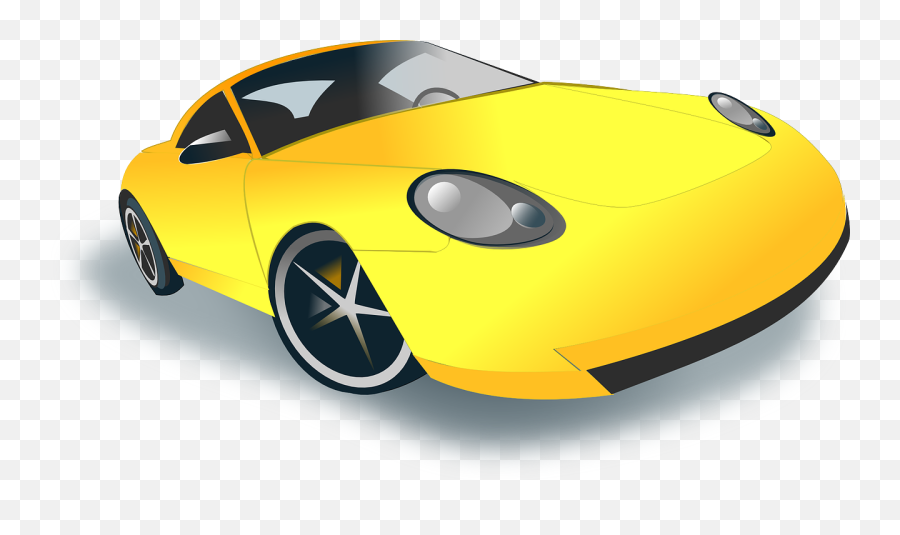 Sports Car Vector Drawing Free Svg - Free To Use Car Png,Porsche Logo Vector