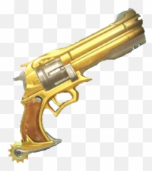 Gold Revolver Transparent U0026 Png Clipart Free Download - Ywd Overwatch Golden Gun Png,Revolver Transparent