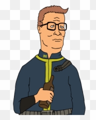Hank Hill The Vault Dweller By Teschke - Fallout Vault Dweller Png,Hank Hill Png