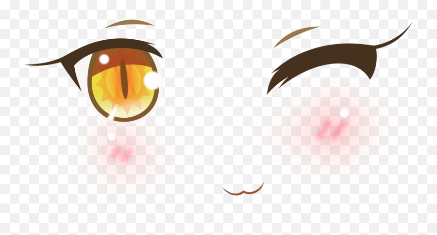 Vector Library Download Orange Eye Cat Smile Vanilla - Anime Transparent Anime Smile Png,Cat Eyes Png