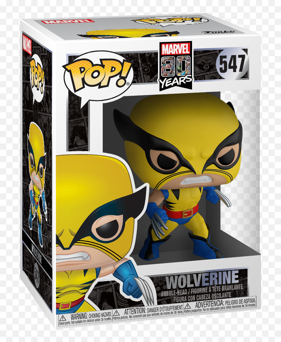 Funko Pop Marvel 80th - First Appearance Wolverine Walmartcom Funko Pop Marvel 80th Anniversary Wolverine Png,Wolverine Transparent