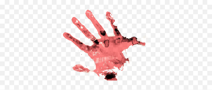 Bloody Handprint Psd - Bloody Hand Print Render Full Size Png Bloody Hands,Handprint Png